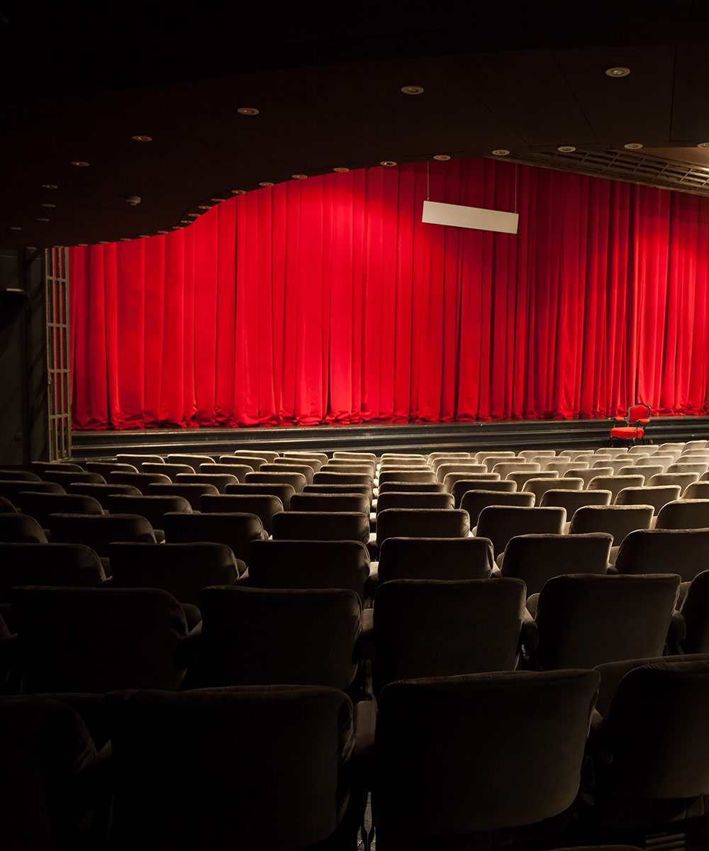 Operahouse view of seats, with stage in background